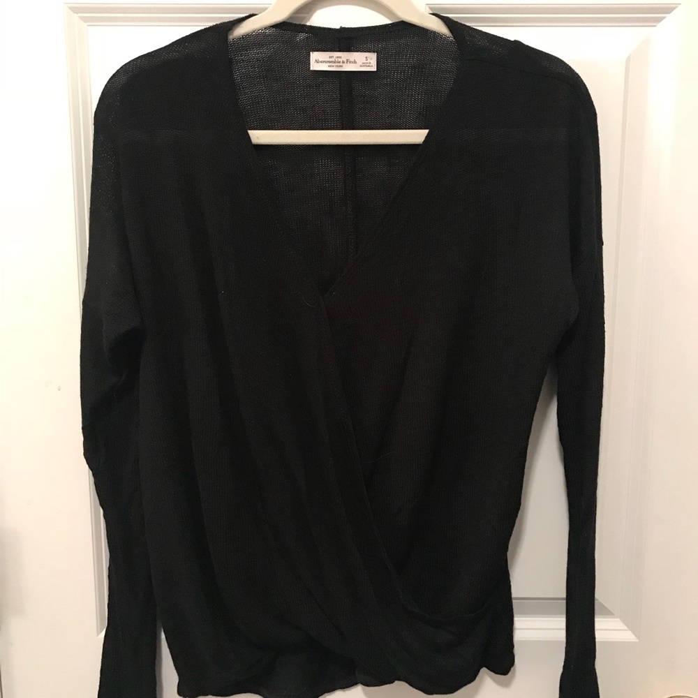 A&F wrap top